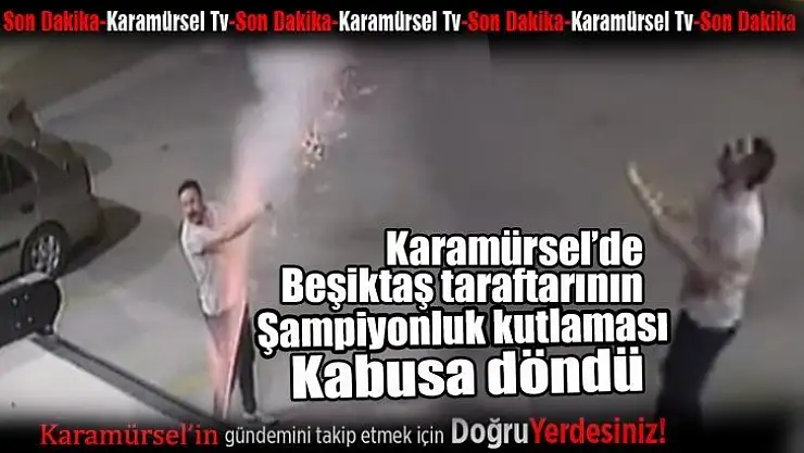 Beşiktaş taraftarının şampiyonluk kutlaması kabusa döndü!