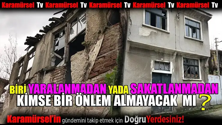 Binalar yıkılıyor ama önlem alan yok!