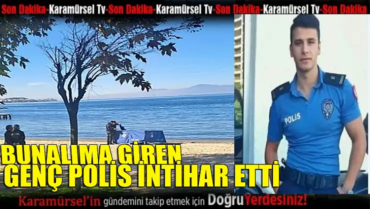 Bunalıma giren genç polis kendini köprüden attı!