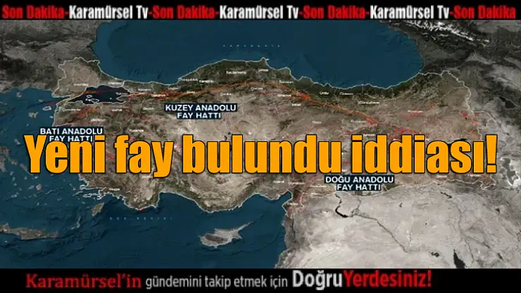 Bursa'da yeni bir fay hattı keşfedildi