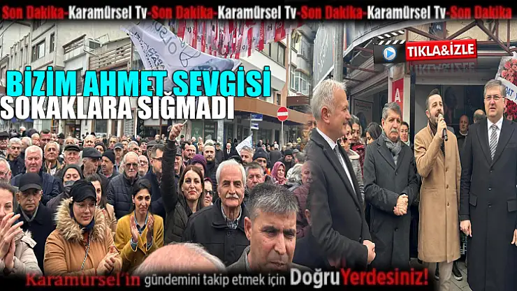 Çalık'ın Seçim Bürosu Açılışında Eski İlçe Başkanlarından Büyük Destek