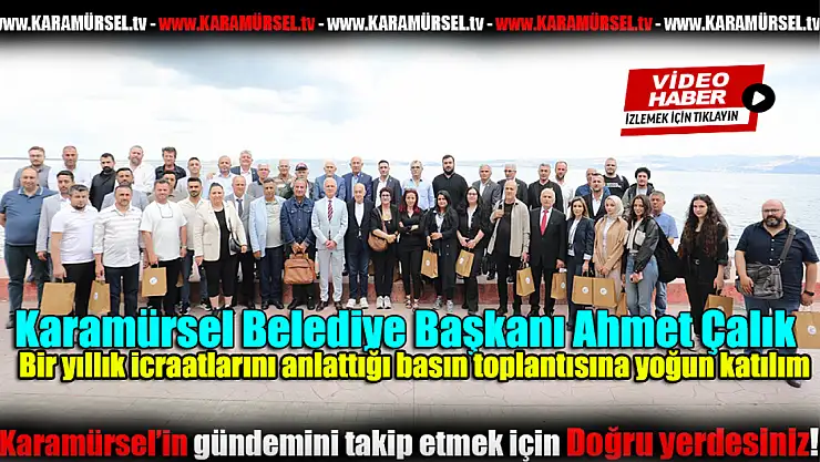 Çalık, Kocaeli basınına bir yıllık icraatlarını anlattı