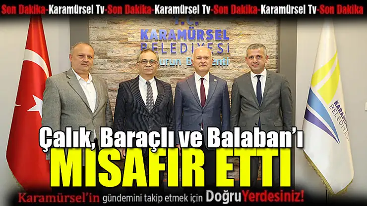 Çalık, Kocaeli Büyükşehir Belediyesi Yetkililerini Ağırladı