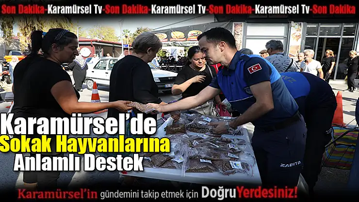 Çalık'tan Sokak Hayvanlarına Anlamlı Destek