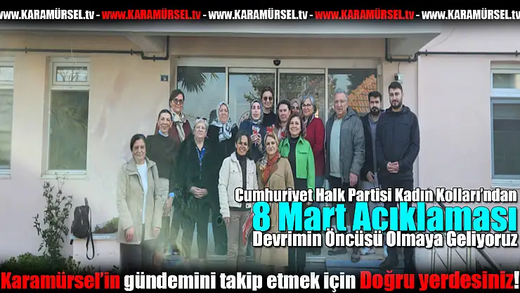 CHP Kadın kolları, Devrimin Öncüsü Olmaya Geliyoruz