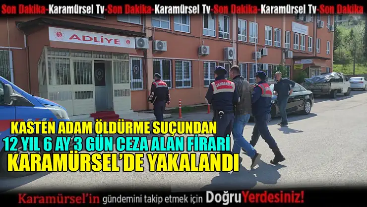 Cinayetten aranıyordu! Karamürsel'de yakalandı