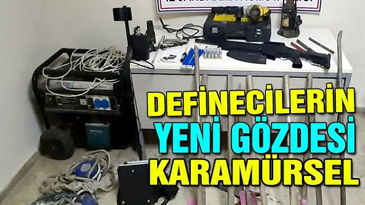 Defineciler Karamürseli mesken tuttular!