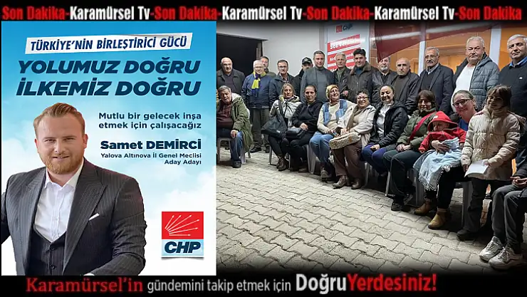 Demirci, adaylık sürecindeki etkinliklerini sürdürüyor