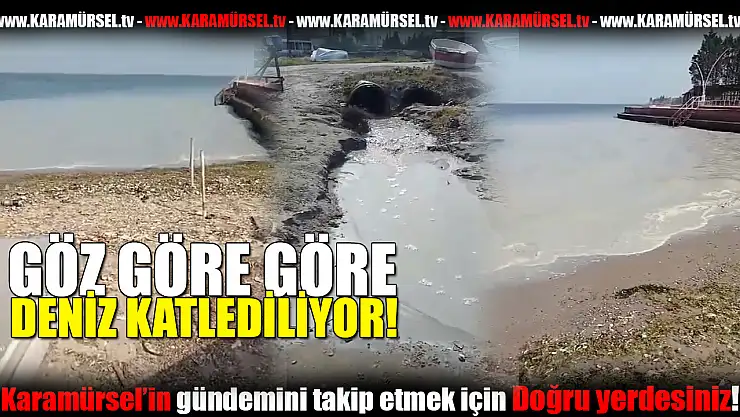 Denizde yaşanan