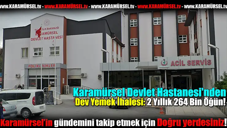 Dev Yemek İhalesi: 2 Yıllık 264 Bin Öğün!