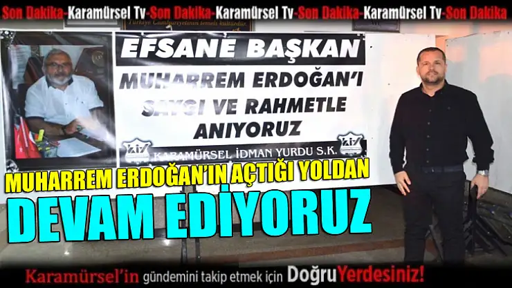 Efsane başkan iftar programında rahmet ve minnet ile anıldı