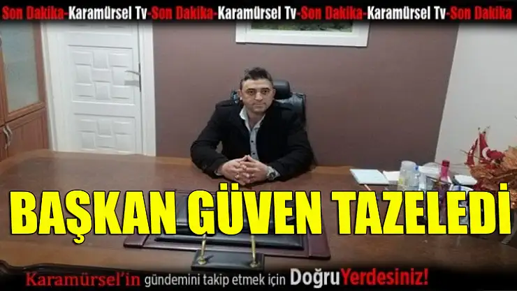 Enver Demirsoysal başkanlıkta yine tam destek aldı