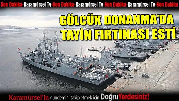 Gölcük Donanma da tayin fırtınası esti