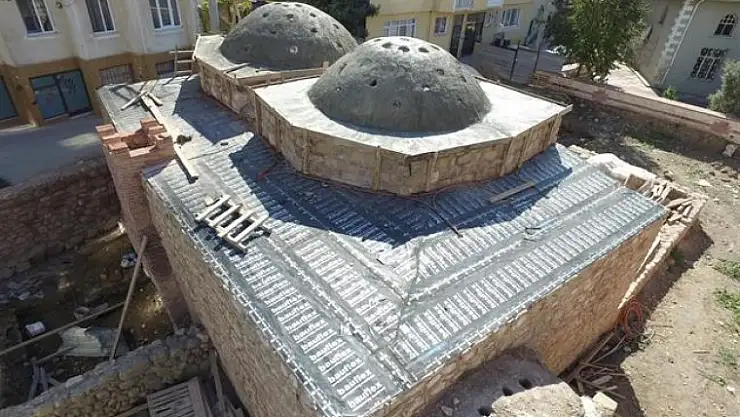 Tarihi hamamın restorasyonu bitiyor