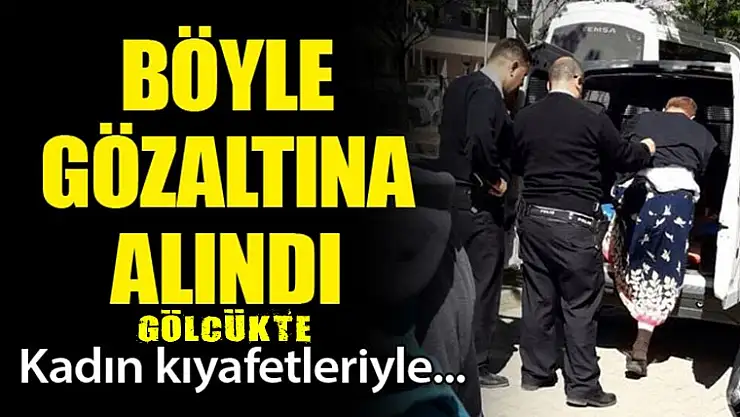 Kadın kıyafetiyle sokağa çıkan şahıs polisi alarma geçirdi
