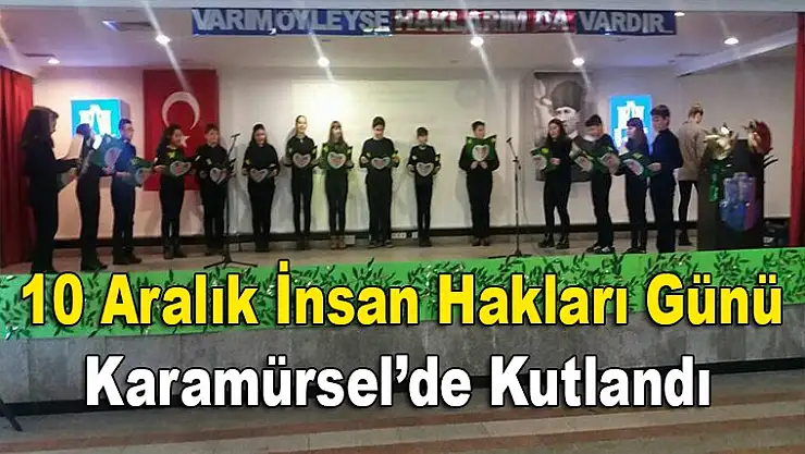 10 Aralık İnsan Hakları Günü Karamürsel'de Kutlandı