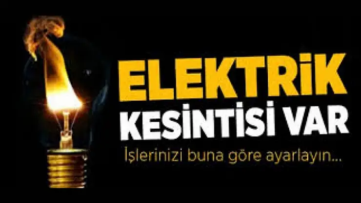 Karamürsel'de Elektrik Kesintisi
