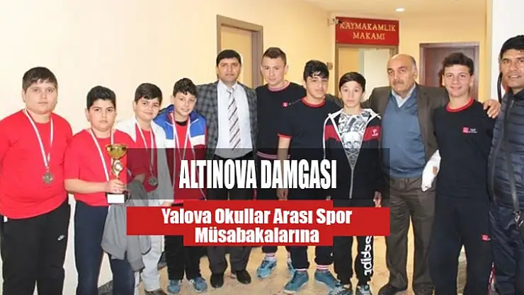 Yalova Okullar Arası Spor Müsabakalarına Altınova Damgası