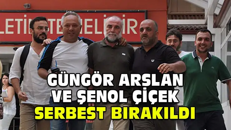 Tutuklu Gazeteciler Güngör Arslan ve Şenol Çiçek Serbest Bırakıldı