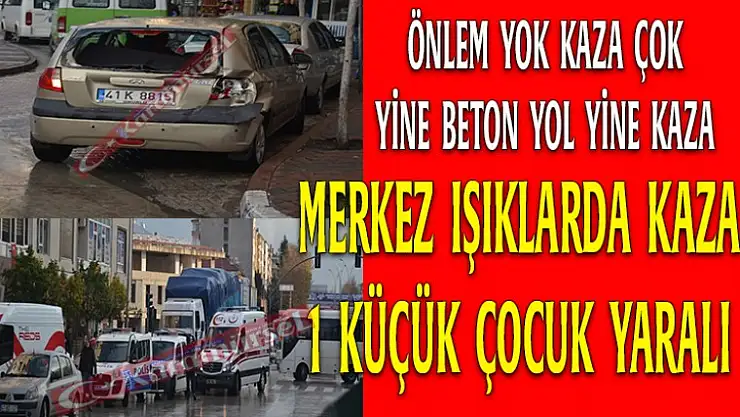 Karamürsel'de trafik kazası 1 yaralı
