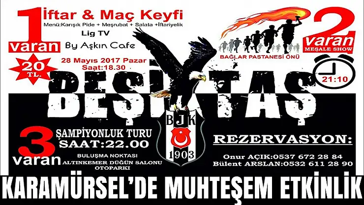 Karamürselli Beşiktaşlılardan muhteşem etkinlik