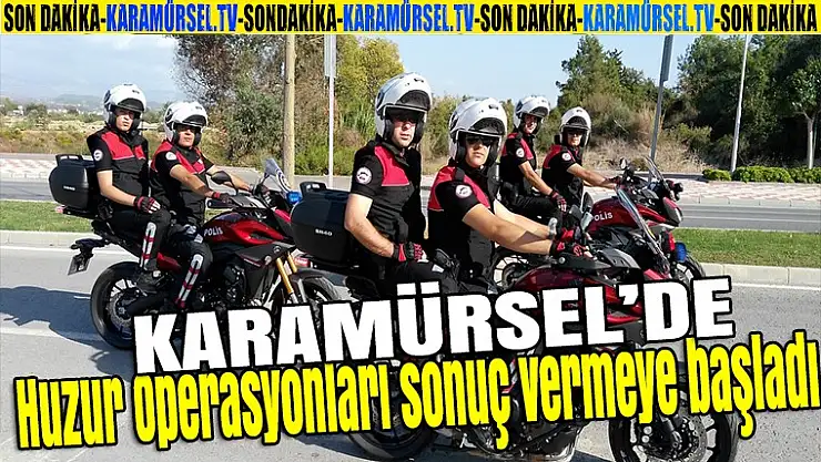 Karamürsel'de huzur operasyonları arttırıldı