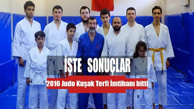 İlçemizde Judo Kuşak Terfi İmtihanı Yapıldı
