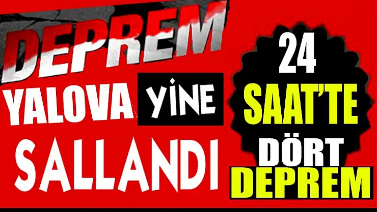 Yalova 24 Saatte, 4 kez sallandı