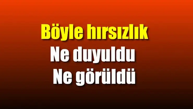 Karamürsel'de, Hırsızlara Dikkat