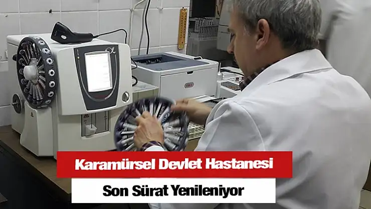 Karamürsel Devlet Hastanesi Son Sürat Yenilenmeye Devam Ediyor