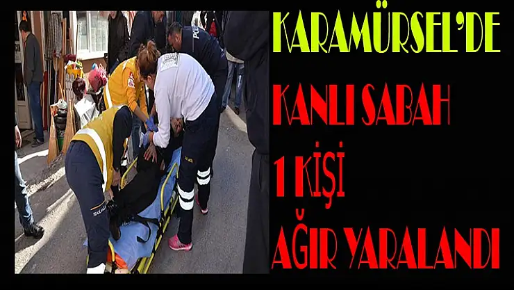 Karamürsel'de bıçaklı kavgada 1 kişi ağır yaralandı