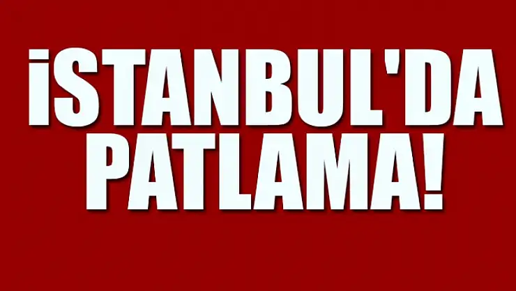 Maltepe'de bir işyerinde patlama oldu!