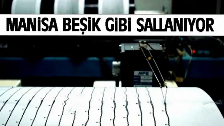 Manisa'da 5.1'lik deprem Artçılar devam ediyor