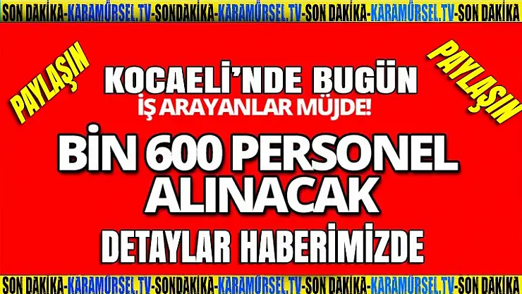 İş arayanlar bugün son işsiz gününüz olabilir