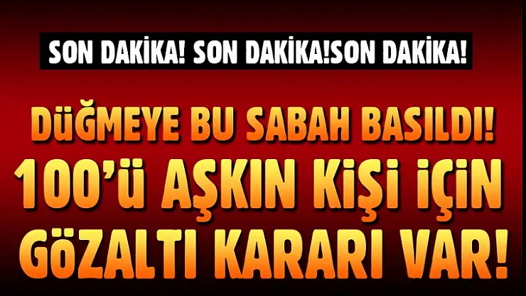 FETÖ'nün Borsadaki yapılanmasına 102 gözaltı kararı
