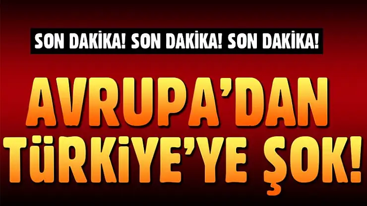 Avrupa Konseyi'nde Türkiye kararı!