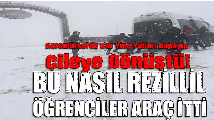 Karamürsel köylerde tedbir yok, rezillik ve kaza çok