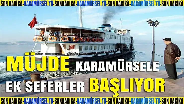 Karamürsel'de Deniz ulaşımda 2017 yaz sefer tarifesi başlıyor