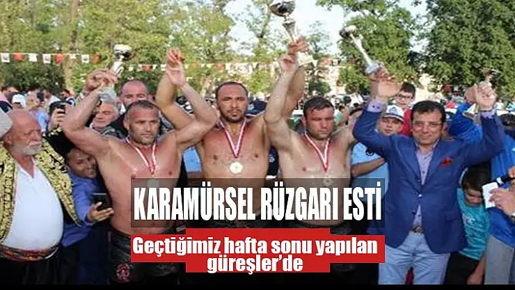 Karamürselli güreşçiler gümbür, gümbür geliyor