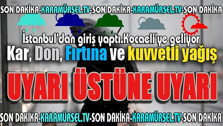 Valilik uyardı! Zorda kalmadıkça çıkmayın