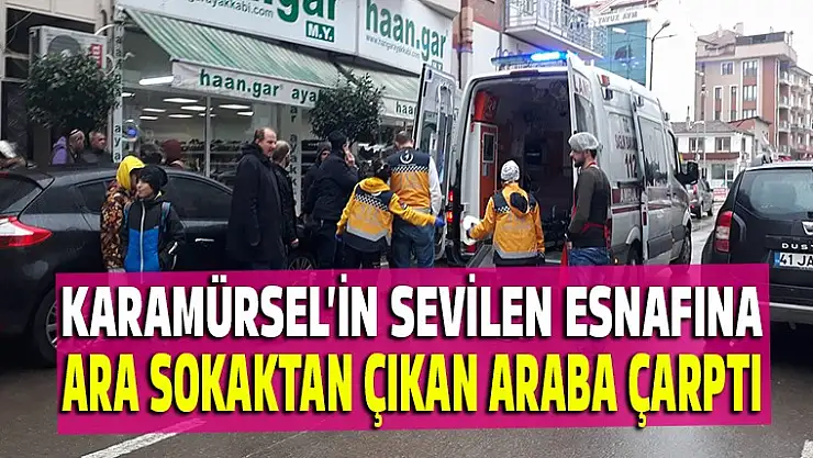 Dikkatsiz sürücü motosiklete çarptı