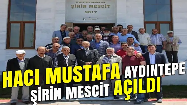 Karamürsel'de Şirin Mescit açıldı