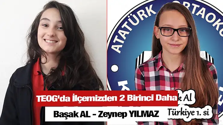 TEOG'da Karamürsel'den İki Birinci Daha