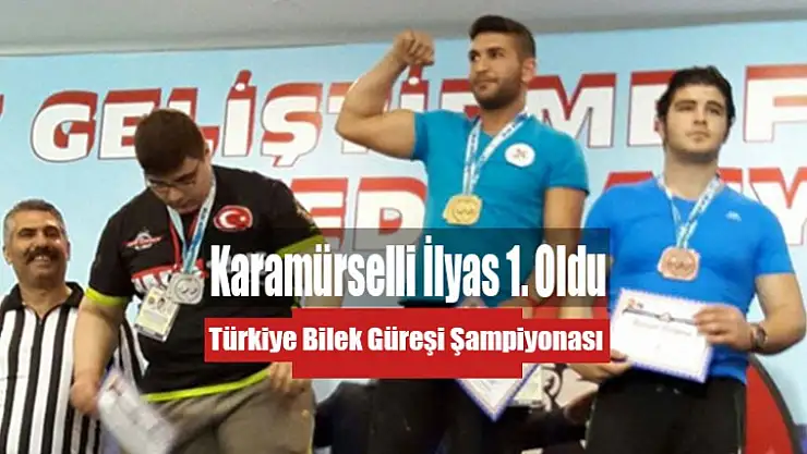 Karamürsel'li Bilek Güreşin'de Türkiye 1'incisi Oldu