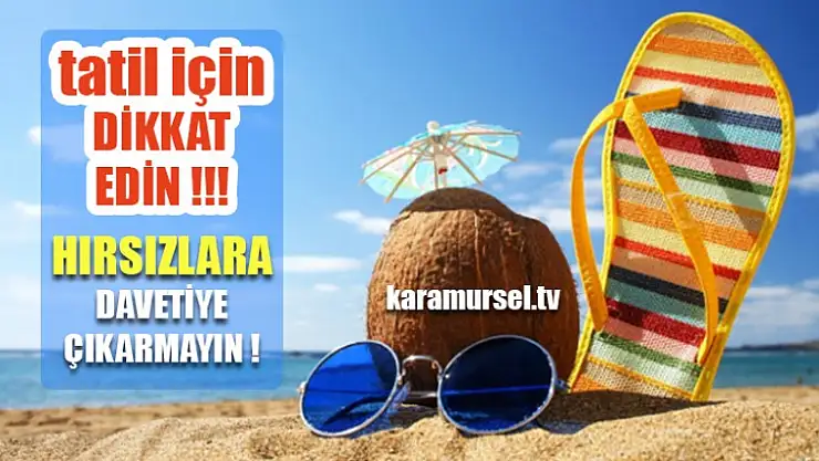 Hırsızlara DİKKAT !!!