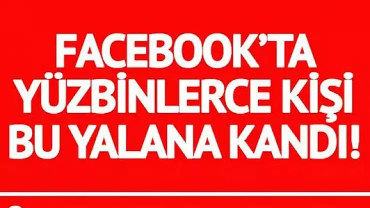 DİKKAT: FACEBOOK'TAKİ 'YARIN TESLİM TARİHİ' YALANI