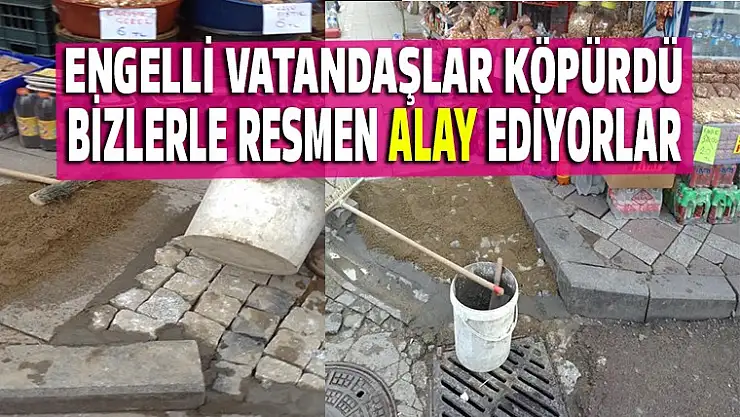 Engelli vatandaşlara bunuda yaptılar