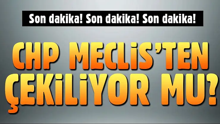 CHP'den Sine-i Millet açıklaması