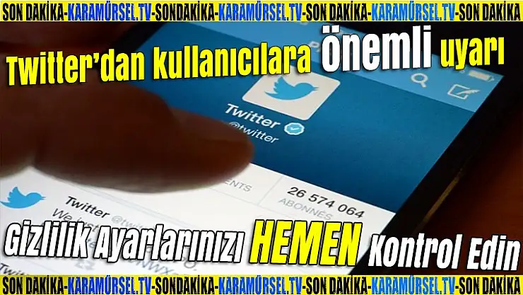 Twitter'dan kullanıcılara önemli uyarı