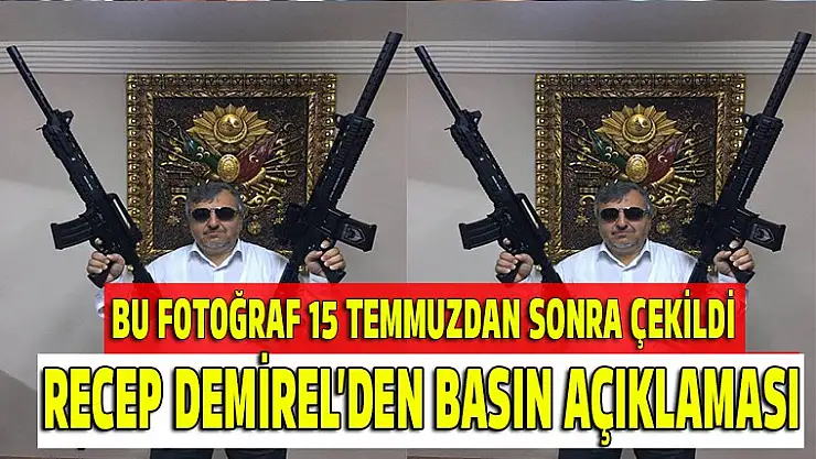Recep Demirel'den basın açıklaması!